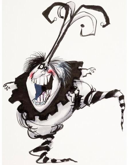 horrormuseum's tweet image. Walt Disney Studios didn't have a bloody clue what to do with 23-year-old Tim Burton when he worked on THE BLACK CAULDRON

They didn't use any of his concept art, and they fired him not long after.