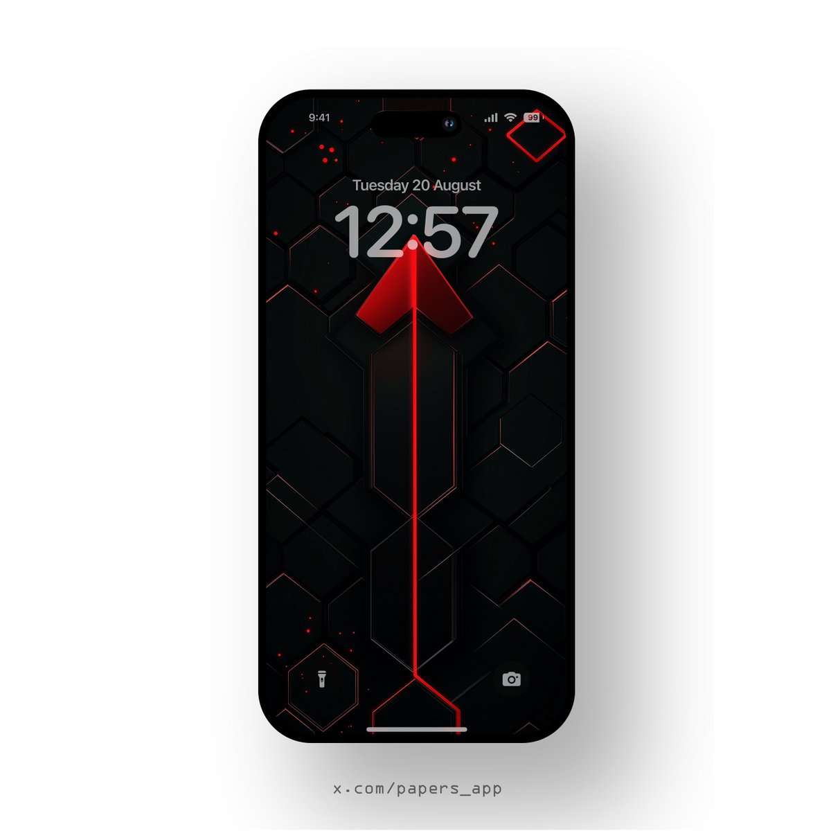 Papers_app's tweet image. Only way is up. ⬆️🔴 #Wallpapers #Setup