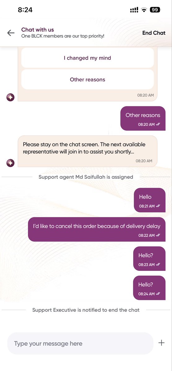 VanashreeS's tweet photo. Hey @Swiggy @SwiggyCares I’m a blck customer. Even then I don’t get priority support as promised. And then assigned agents keep being unresponsive. https://t.co/kGGT5JyhWl