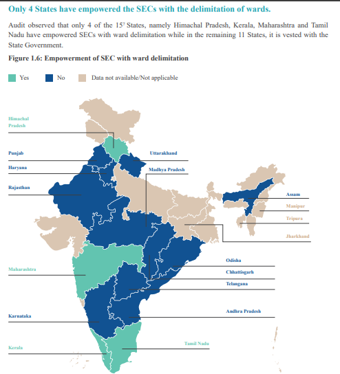 maadhyam_engage's tweet image. Why is delinking delimitation from census &amp;amp; giving government unguided, discretionary powers to order delimitation a mischief? Just look at the state of municipal elections across the country &amp;amp; you'd understand how this tramples #democracy! 

The CAG of India conducted a