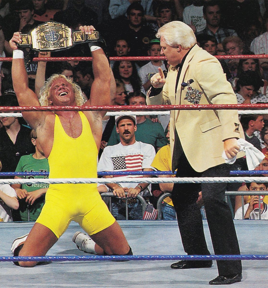 WWFWrestling1's tweet image. On this day in 1991: Mr. Perfect was victorious in a 20-man Battle Royal at the Omaha Civic Auditorium. Aired on Saturday Night's Main Event, April 27, 1991. #WWF #WWE #SNME #BobbyHeenan #MrPerfect