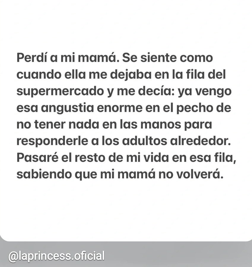 Mi algoritmo de ig me tira estas cosas de remega cornuda que me hacen pelota.
Lo bien que me vendría una cagadita a pedos de mamá.
La extraño mas que ser flaca.