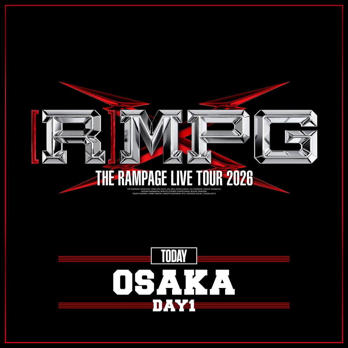 THE RAMPAGE LIVE TOUR 2026 