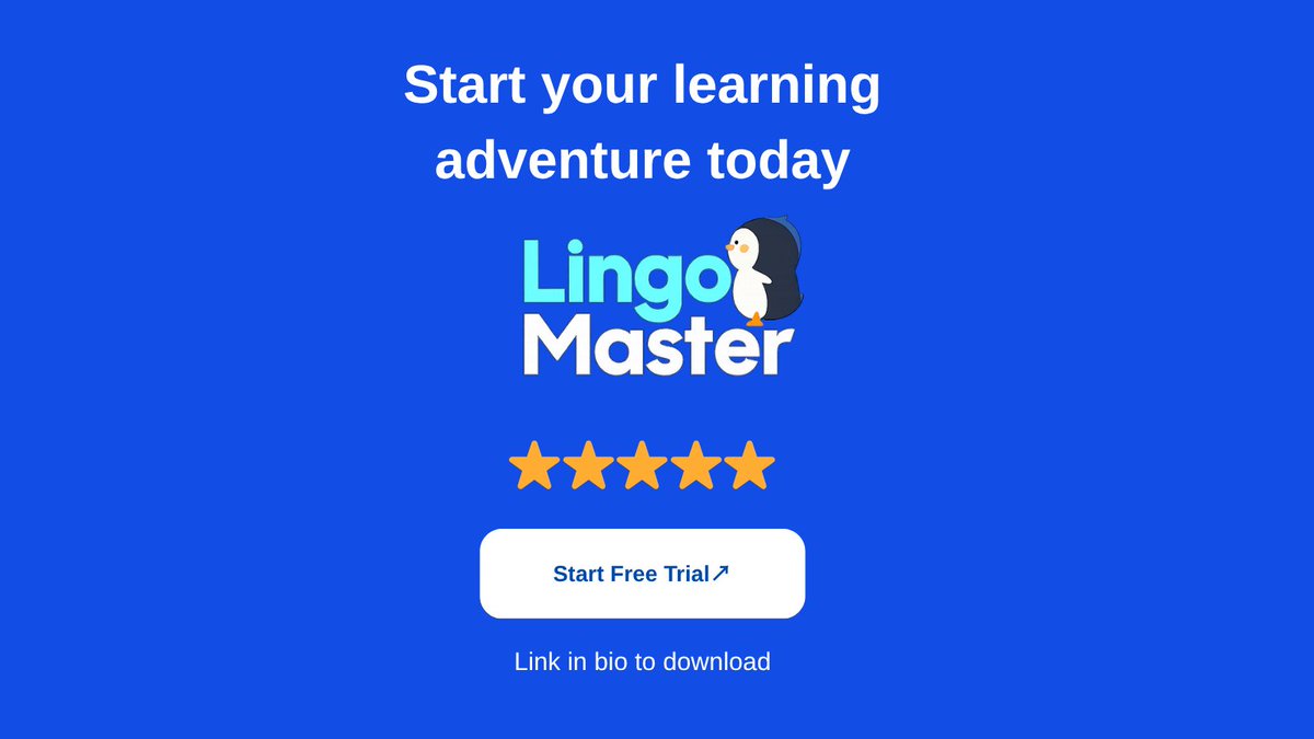 Lingomaster_app's tweet image. Learning a language doesn’t have to be lonely. 🐧
Meet Tummy, your study buddy. Earn cookies, send him exploring, unlock postcards. 🌍
Click the link in bio to play 👇
#LanguageLearning #StudyBuddy #Gamification #LearnSpanish #LanguageApp #StudyMotivation #Lingomaster