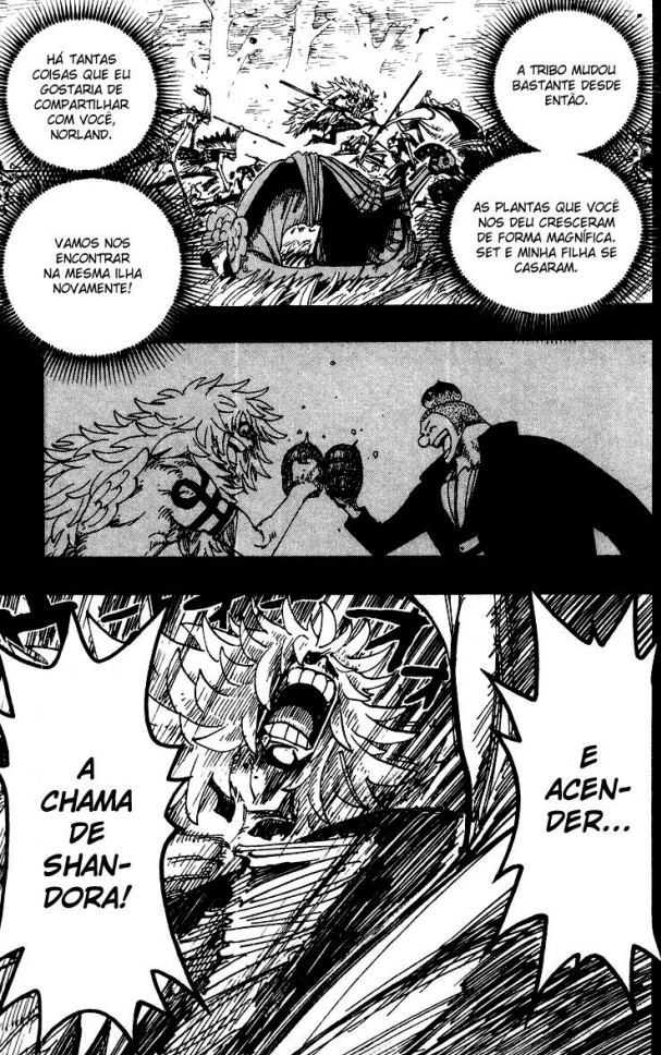 aMusic_Nerd's tweet photo. #ONEPIECE31
Kalgar plantou o pé de feijão pro Noland saber onde estaria a ilha, é isso? 

Então seria nele a entrada principal pra lá, não? kk

To meio confuso talvez pelo horário, acho que vou reler um pouco amanhã em off, mas se quiserem explicar também, fiquem à vontade kk

Enfim, vou parando por hoje e amanhã finalizamos o Volume 31 e talvez o arco de Skypiea todo; veremos kkkk