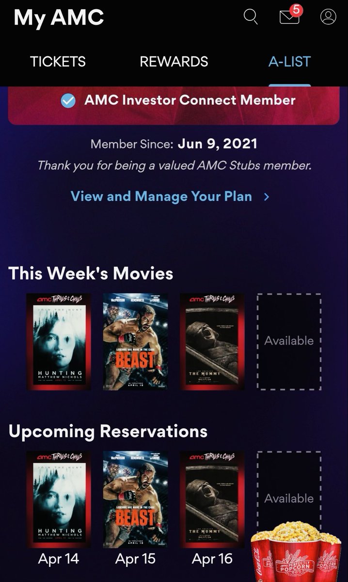 DERDYCOX's tweet image. #DiscountTuesdays @AMCTheatres 
#HuntingMatthewNichols #AMC

Movie Escape Starts Now 
#26/100 Films #AMCStubs