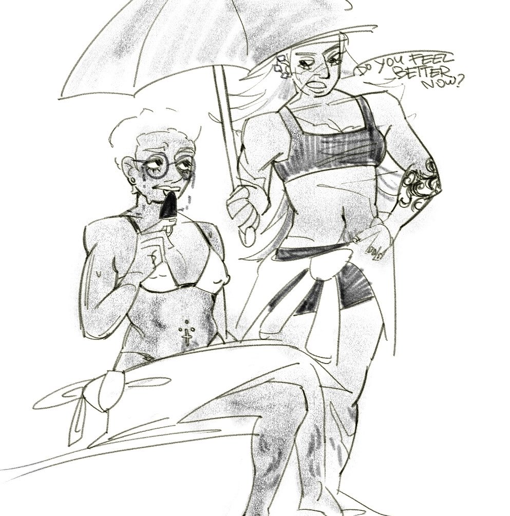 moon000e's tweet image. Yeah the summer heat isn’t the problem here i fear #semidretta #lol