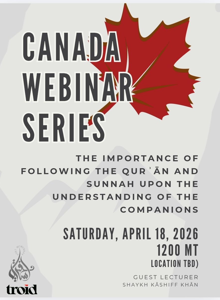 Excited to continue with this highly beneficial webinar series hosted by our brothers <a href="/troidorg/">𝐭𝐫𝐨𝐢𝐝.𝐨𝐫𝐠</a> with our teacher, shaykh <a href="/AbuHafsahKK/">Kashiff Khan</a>