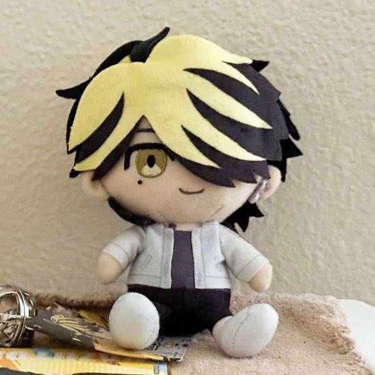 my 17 packages of Kazutora merch shipped 🐯 it’s in transit so here’s a picture of my Kazutora plushie instead 🐯