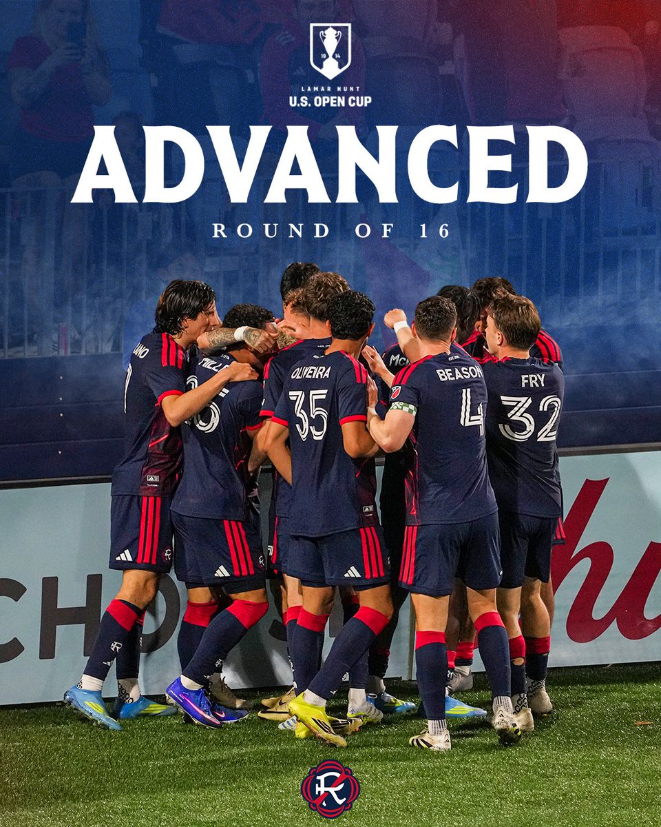 NERevolution's tweet image. Survive and advance!

We'll meet either Orlando City SC or FC Naples in the U.S. Open Cup Round of 16.

#NEvRIFC • #USOC2026