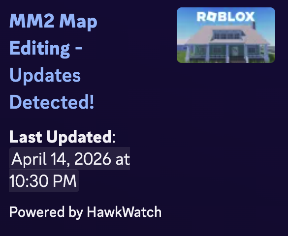 MM2Overview's tweet photo. MM2 Map Editing has updated for the first time in 12 days. https://t.co/UE9eQnNioB