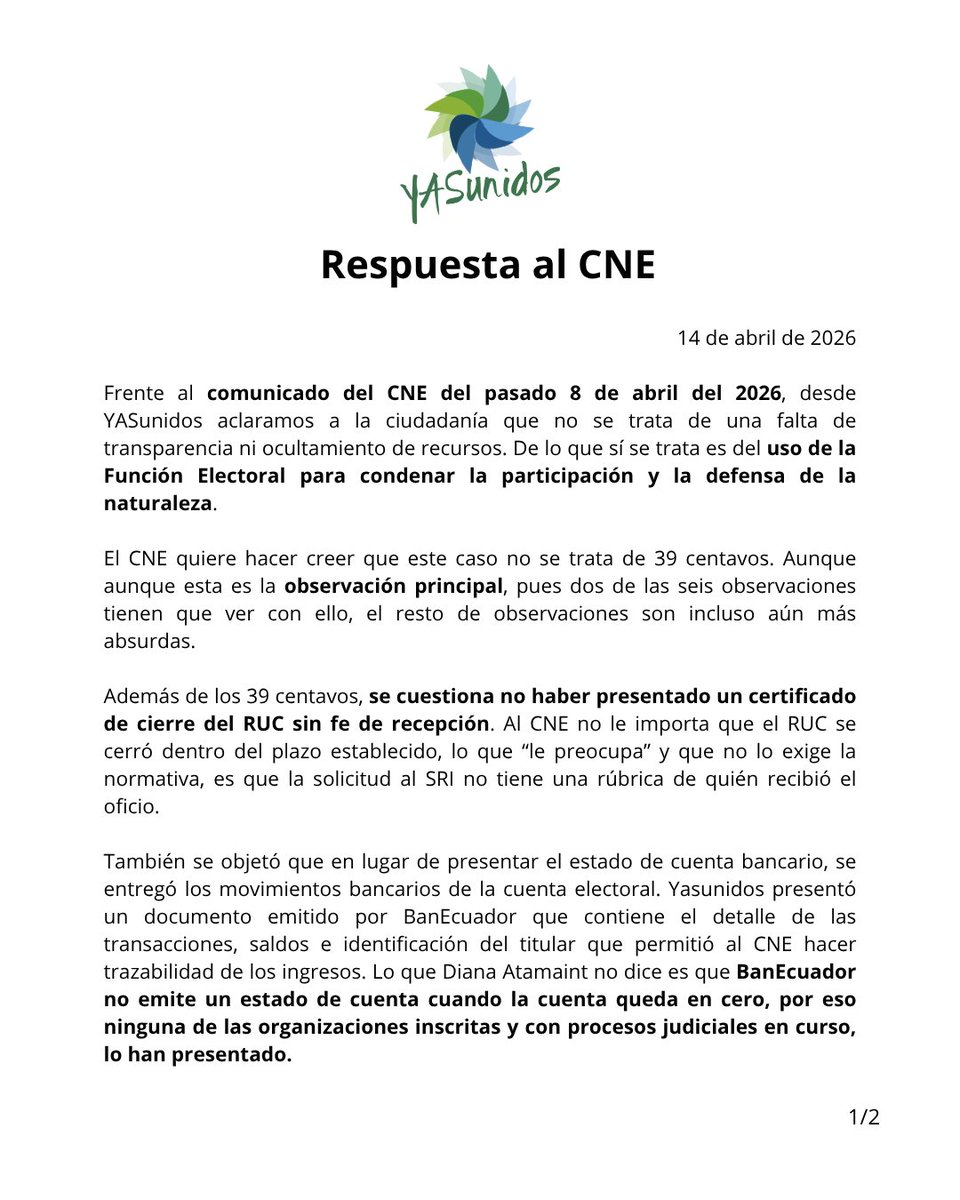 YASunidos tweet media