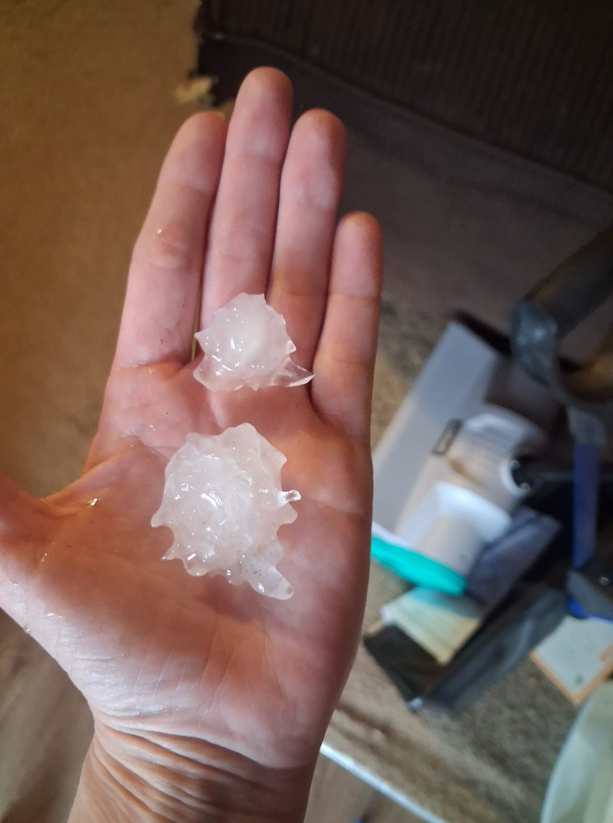 HailTrace's tweet photo. ⭐️⭐️⭐️ 3-STAR STORM — Marion, IN
🌨️ Largest Hail: 2.00"
🏠 24,000+ structures hit (1"+)
📍 Marion / Galveston, IN | April 14, 2026

A powerful storm raced across central Indiana today. Marion took the hardest hit in the state.

Ottawa KS yesterday. Eastern Iowa this afternoon. Madison WI tonight. Now Indiana.

👉 See the full map: https://t.co/Uqr4dUjcVC