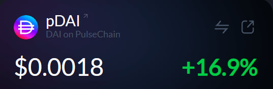 ❤️💛💚💙

🚨 ALERT 🚨

pDAI continues to rise, now exactly 555x away to $1 dollar.

Will the $1 Prophecy fulfill the scriptures?