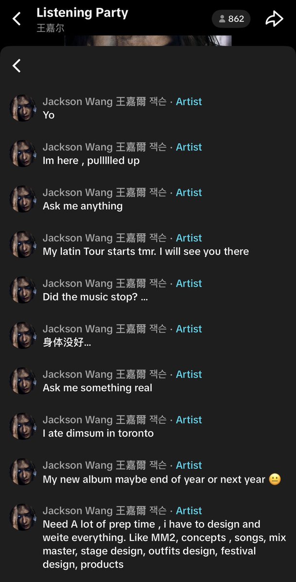 JacksonWGlobal's tweet image. [TIKTOK] 260414 (1/2)

Comments from Jackson Wang for the official MAGICMAN 2 listening party on TikTok

#JacksonWang #王嘉尔 #잭슨 #TEAMWANG @JacksonWang852