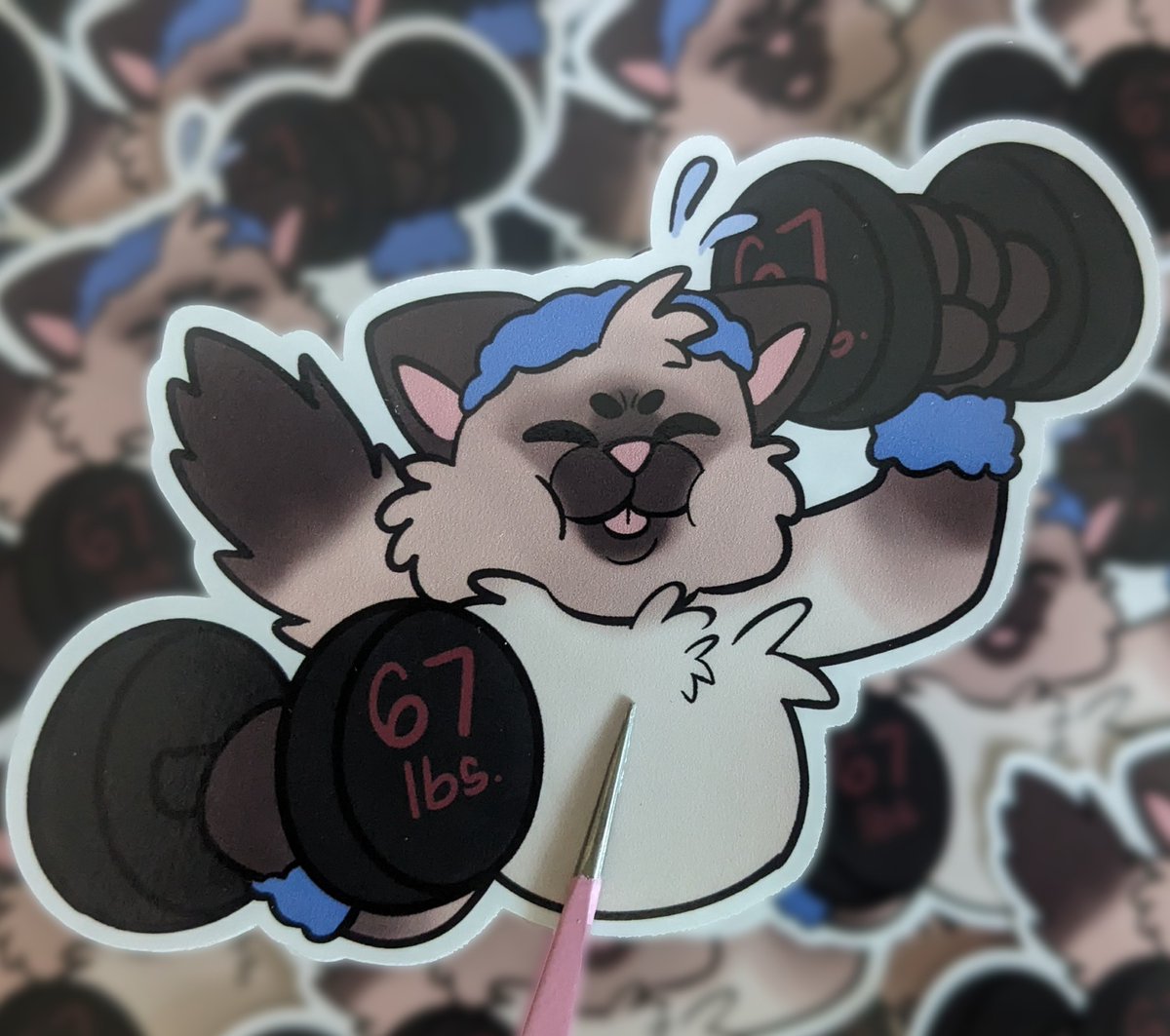 Copybara_Prints's tweet photo. Happy #portfolioday

I'm Copybara Creations!!! I'm a trans &amp; queer artist who makes merch with the help of my partners! (Yes! We're Polyam!)

I absolutely adore making stickers, badges, and literally whatever else I can craft for fun! Crazy one of a kind projects soothe https://t.co/3uIOtRUqvD