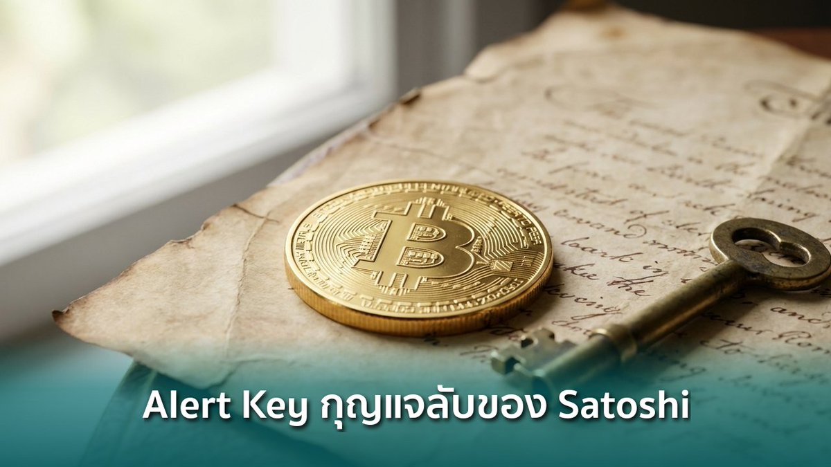 siamblockchain's tweet photo. 📰 ย้อนประวัติ Alert Key กุญแจลับที่ Satoshi สร้างหลังบั๊กเสก BTC ปลอม 1.8 แสนล้านดอลลาร์
https://t.co/0sQTkPUgMO
#AlertKey #bitcoin #satoshinakamoto #Crypto #คริปโต https://t.co/99WmAjqRrm