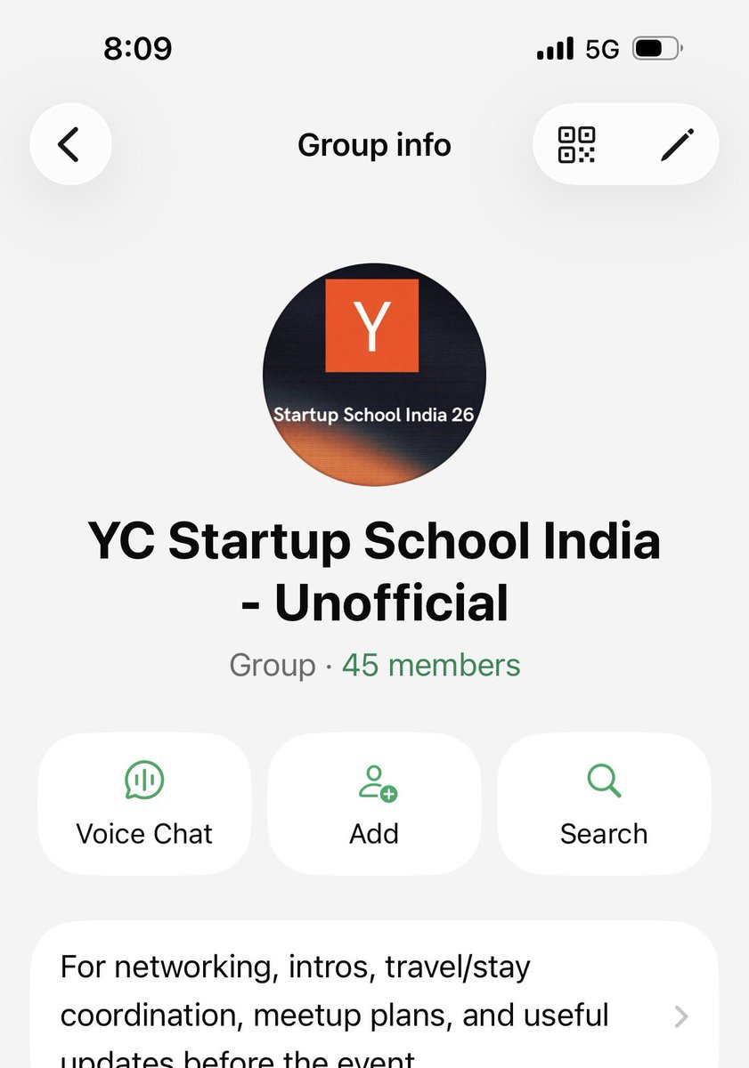 _srjay's tweet photo. @r2d2_learning @emergentlabs @mukundjha @ycombinator Thanks u so much man!! I already created one small group for YC SUS, please check your DM! https://t.co/gURbipAUUD
