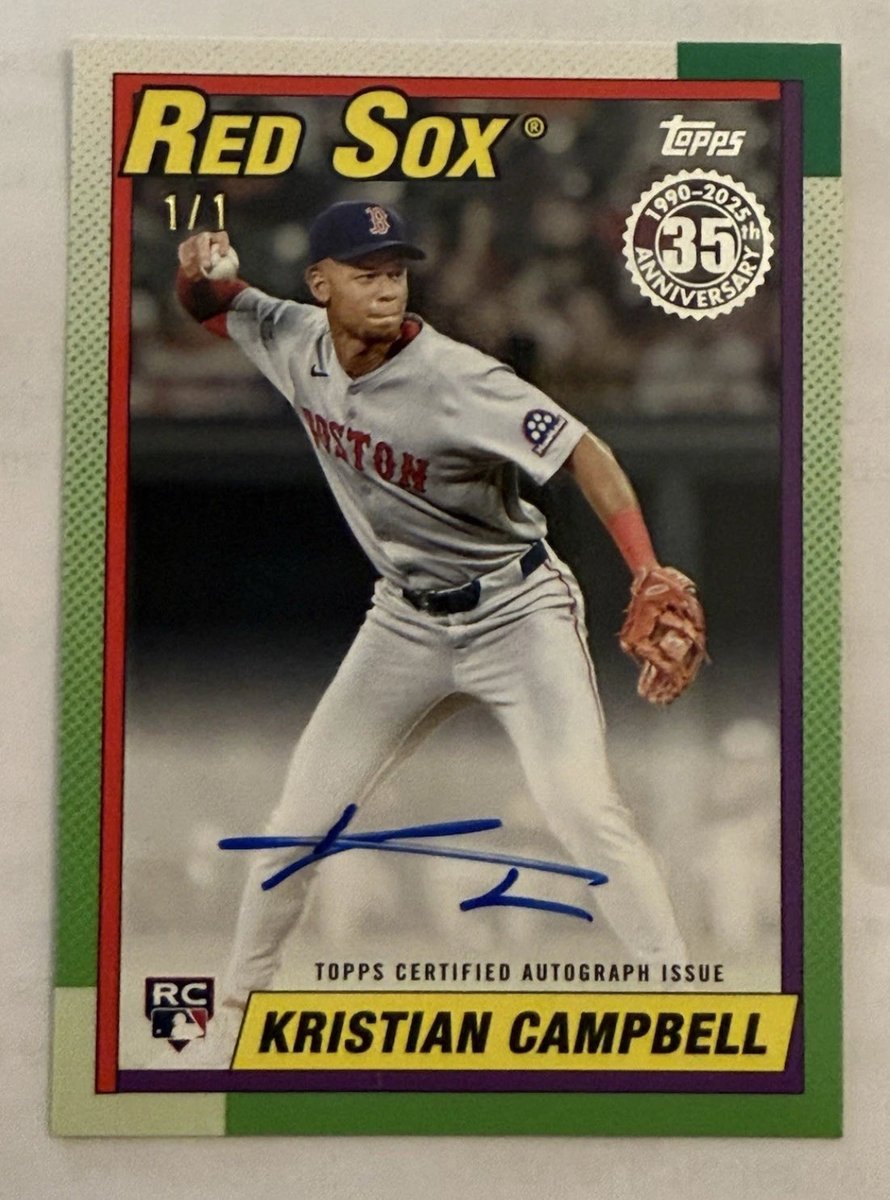 HobbyLaw's tweet image. The final #ed auto needed for my Campbell RC run has been acquired. So classy… So pumped! Might make a thread. @CardPurchaser