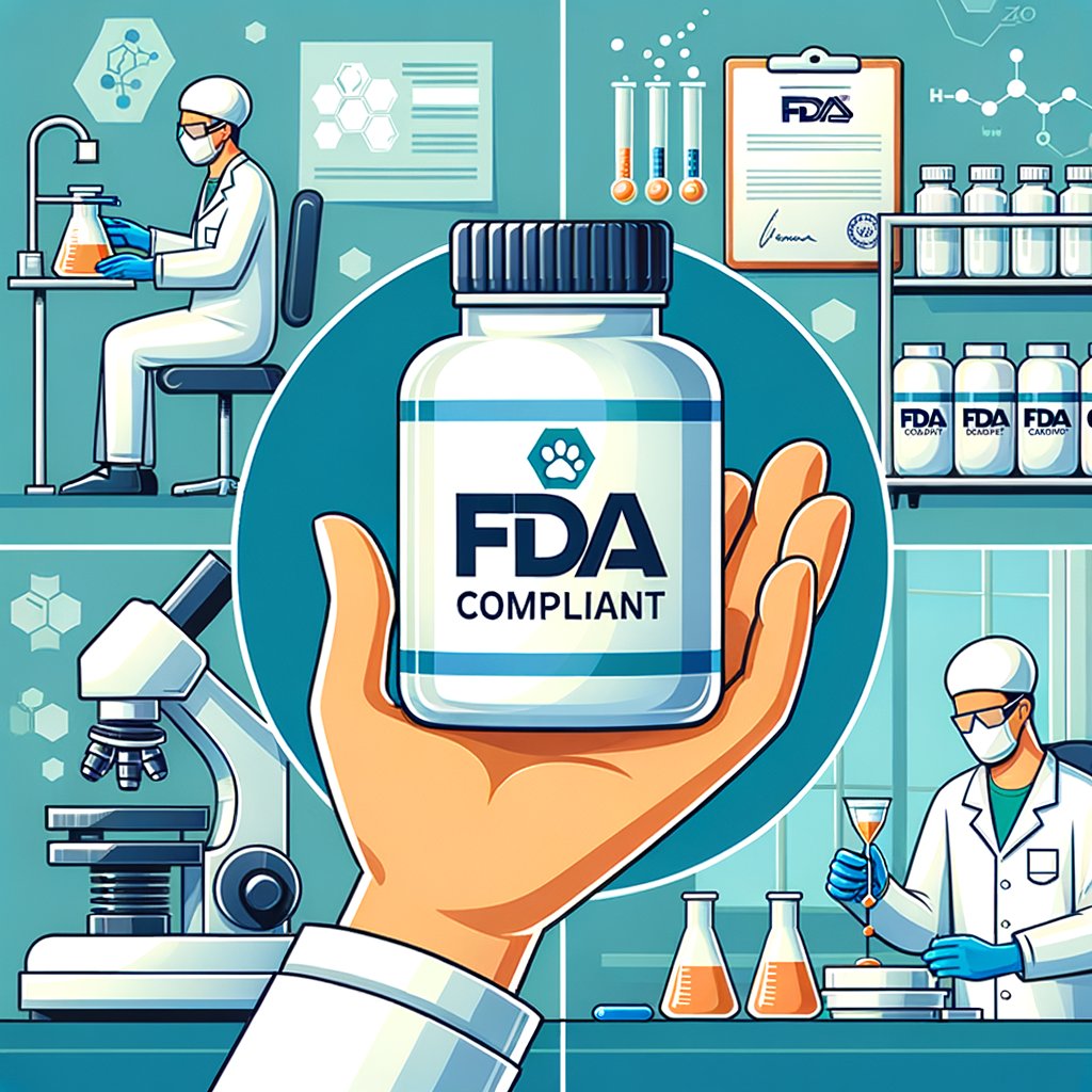 Formulationlab1's tweet image. Formulating an FDA compliant pet supplement that meet the highest standards for our beloved pets' well-being. 🐾🌟 #PetHealth #FDACompliant" 
#FDAPetSupplement #CompliantFormula #PetHealth #FDAApproved