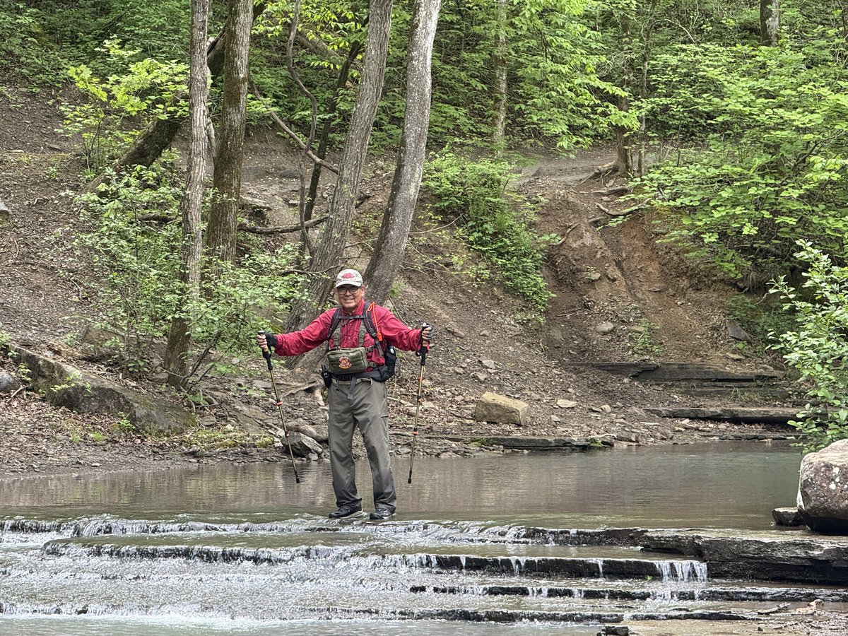 cruzzeroutdoors's tweet image. April 14th, 2026 hiking to Mountain Fork falls/cascading waters at Spirit /Mulberry mountain area. Arkansas . #gohiking #discovernature #discoverarkansas “A body in motion stays in motion”