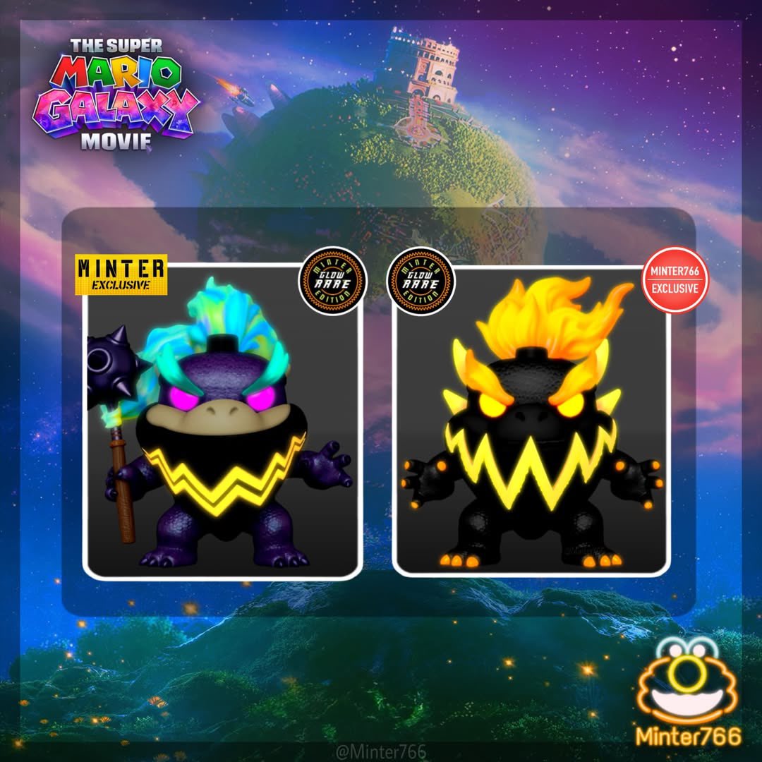JonFunkos's tweet image. The Super Mario Galaxy Movie - Wonder Bowser Jr., Fury Bowser Jr., and Bowser Jr.!

Concepts by @mint3.d (IG) 

#Funko