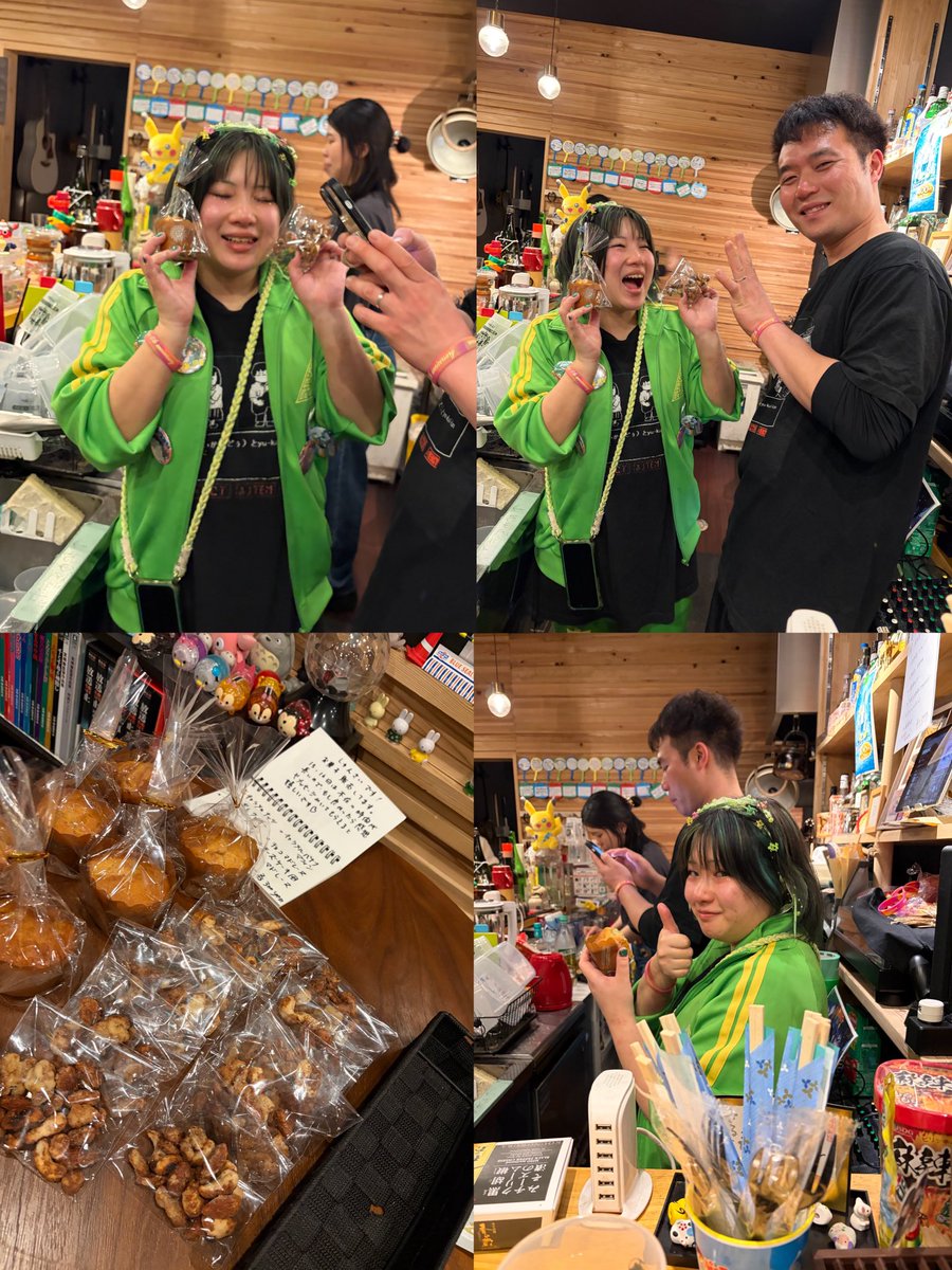 今日は本祭だ！！ しゃんのお菓子はほとんど無人販売で、アレルギー等 
