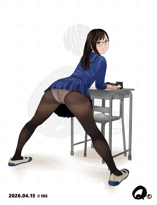 タイツ越しなんでパンチラじゃない😤 