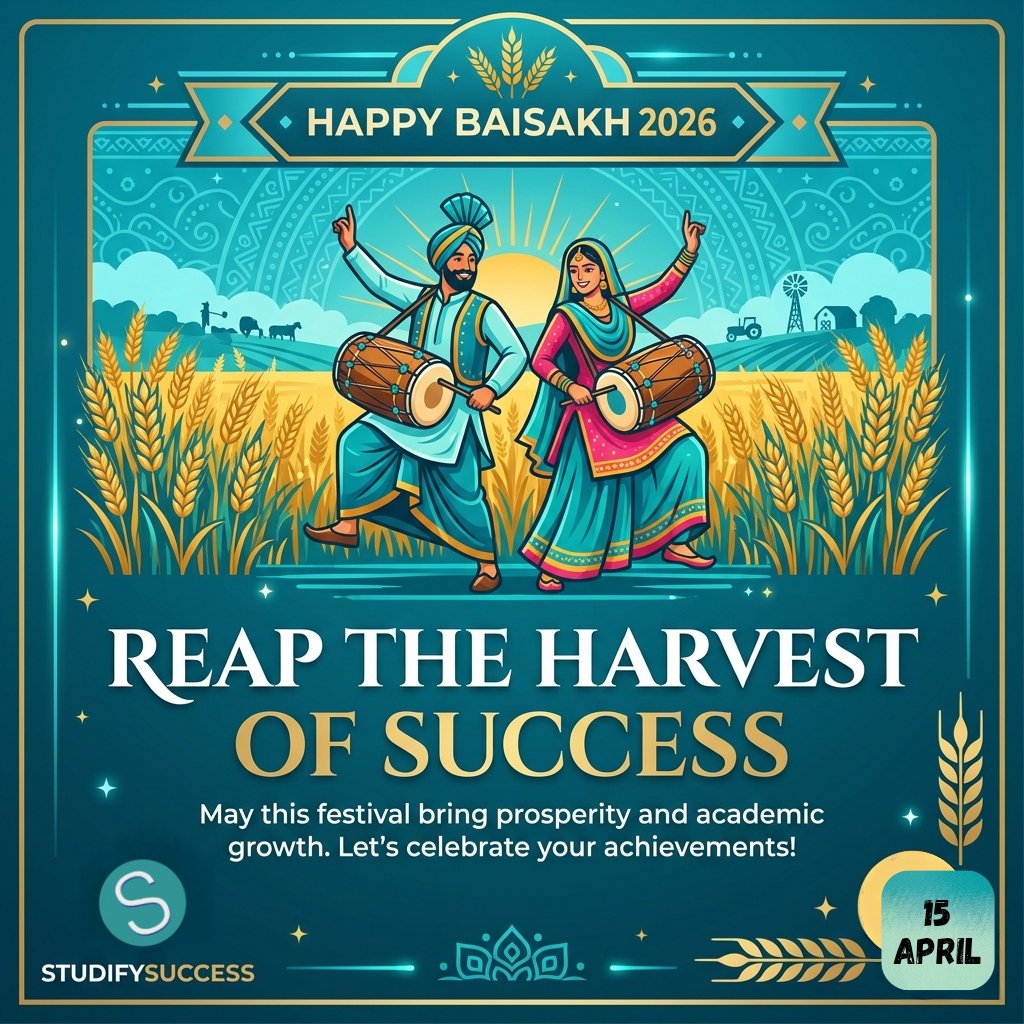 Harvesting knowledge, celebrating new beginnings 🌾📚 Wishing all our students a Happy Baisakhi! May this season bring growth, success, and bright futures. #Baisakhi2026 #LearningWithUs