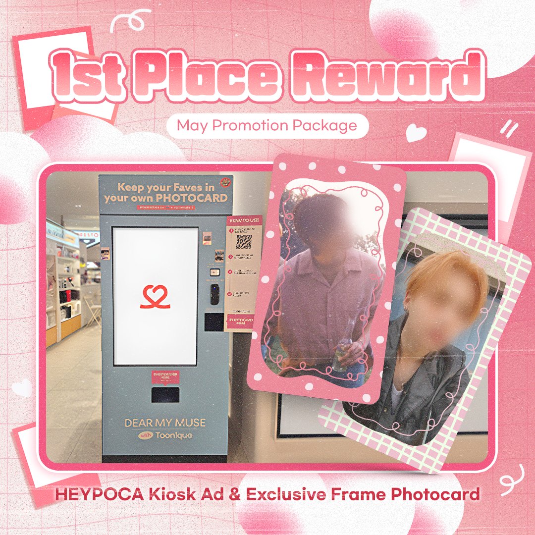 kpopidol_en's tweet image. 🌿 May Comeback &amp;amp; Debut Vote is ON 🔥
🌎 Who will take over kiosks across 11 countries worldwide?✨

🗓️ Apr 20 (Mon) – May 7 (Thu)
🎁 HEYPOCA Kiosk Ads &amp;amp; Exclusive Frame Photocard (2 weeks)
👉🏻 myloveidol.onelink.me/krQS/s2t0hxlx

🔁 Quote RT = 💗 10,000 Hearts (20 winners)
✅ How to join
1️⃣