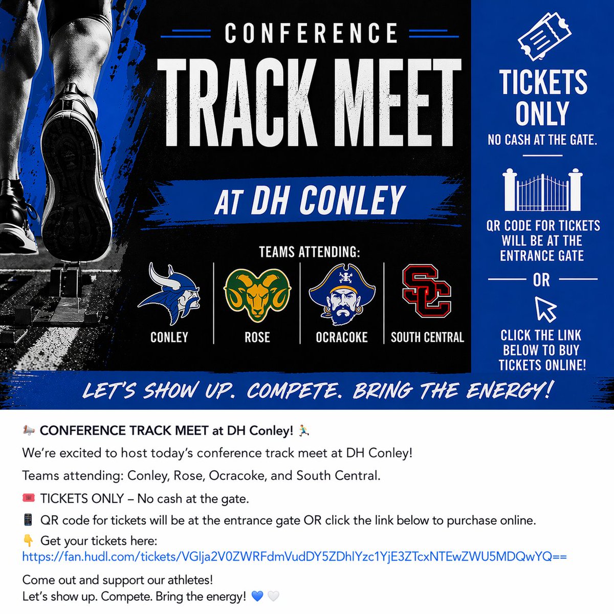 D H Conley Athletics tweet media