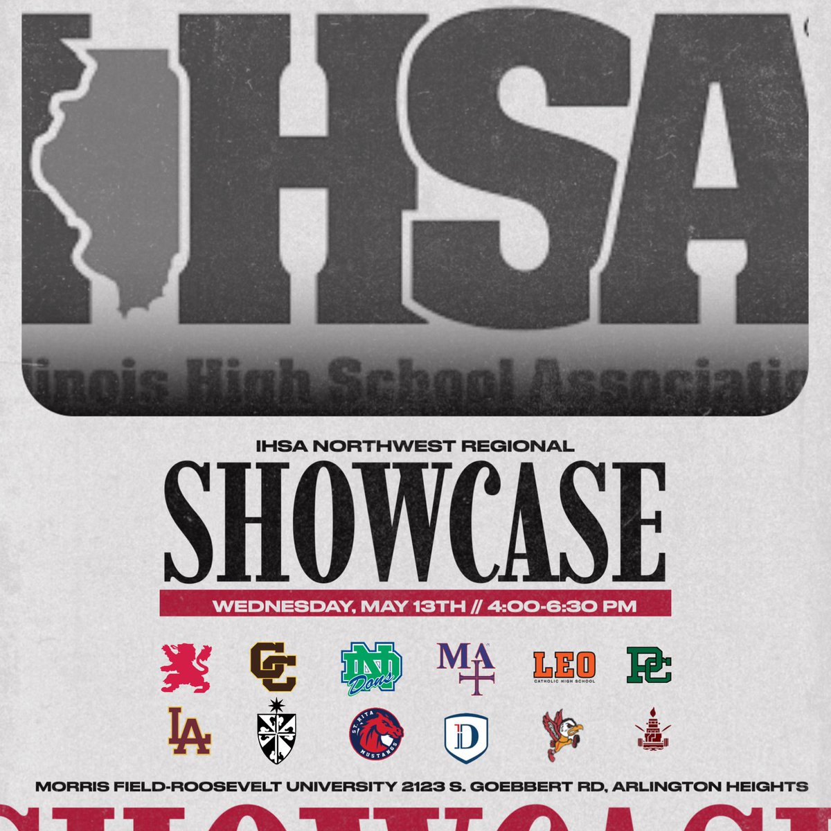 CoachMHopkins's tweet photo. St. Rita is excited to participate in the Northwest Showcase at Roosevelt University in Arlington Heights on May 13th at 4PM! Looking forward to competing and getting better. Thanks to @ViatorFball for hosting! 

College coaches — please DM or text to register! https://t.co/MJUambReKj