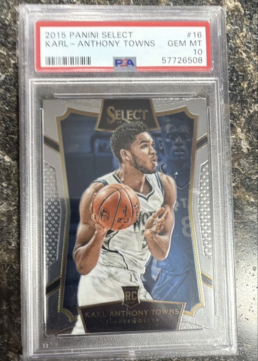 Karl-Anthony Towns Rookie
Select Concourse PSA 10
$25 BMWT