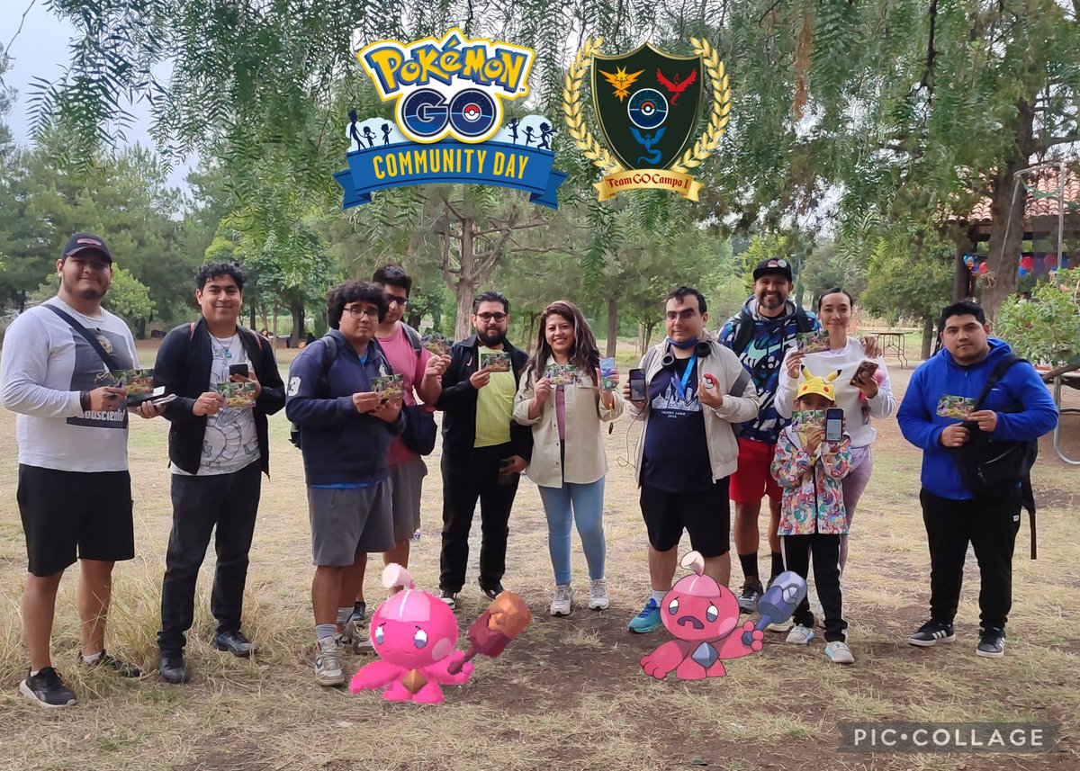 TeamGoCampo1's tweet image. Momento de la Entrega de postales Tinkatink que conmemora una reunión más durante este sábado 11 de Abril de 2026 en el Día de la Comunidad de Tinkatink.

#pokemongoappla #tinkatink #communityday #CuautitlánIzcalli