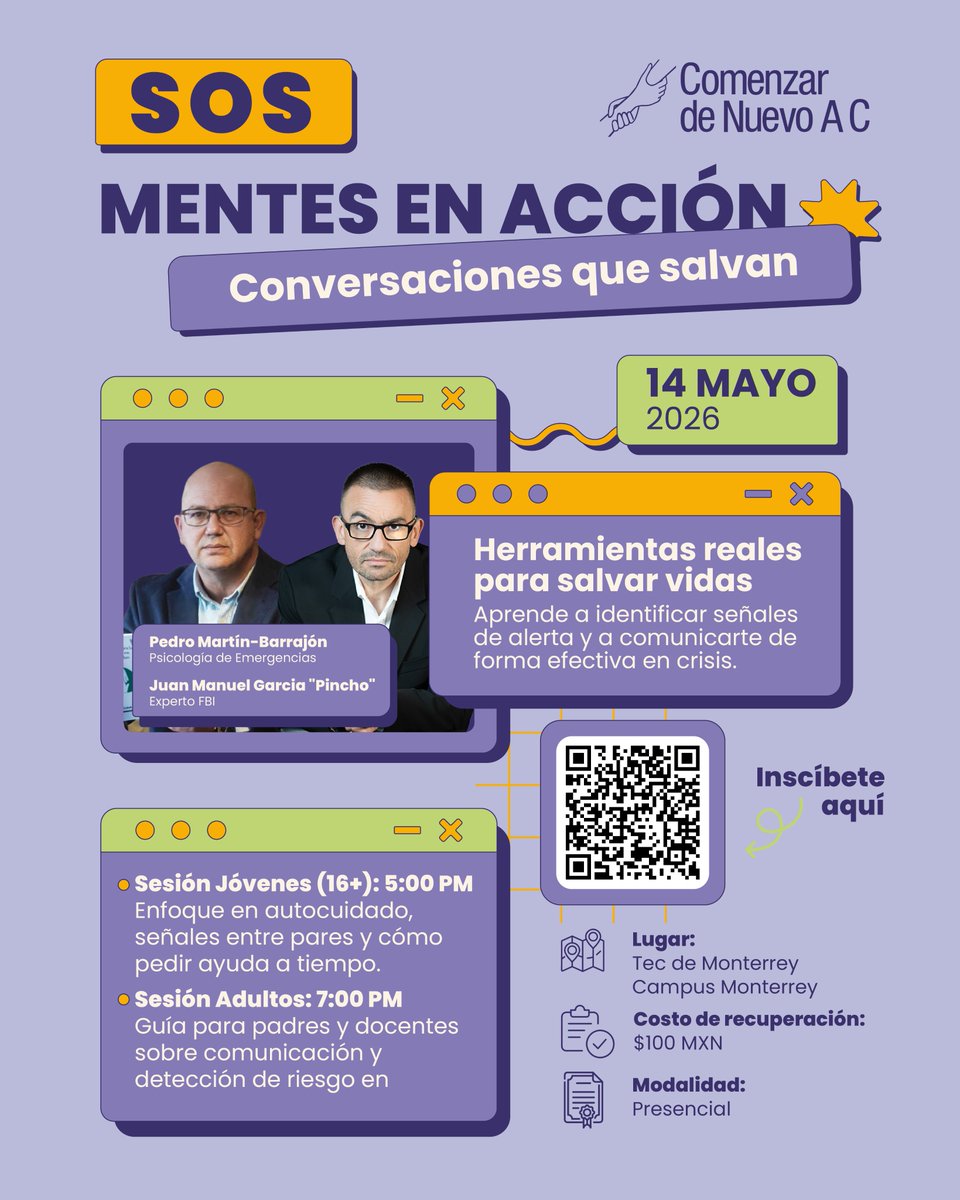 ComenzarN's tweet photo. 🚨¿Podrías detectarlo a tiempo?🚨
Muchas señales pasan desapercibidas.
Aprender a detectarlas puede hacer la diferencia.

👉 Inscríbete aquí: https://t.co/I0VxFyHSbb https://t.co/WPojkCoHW4