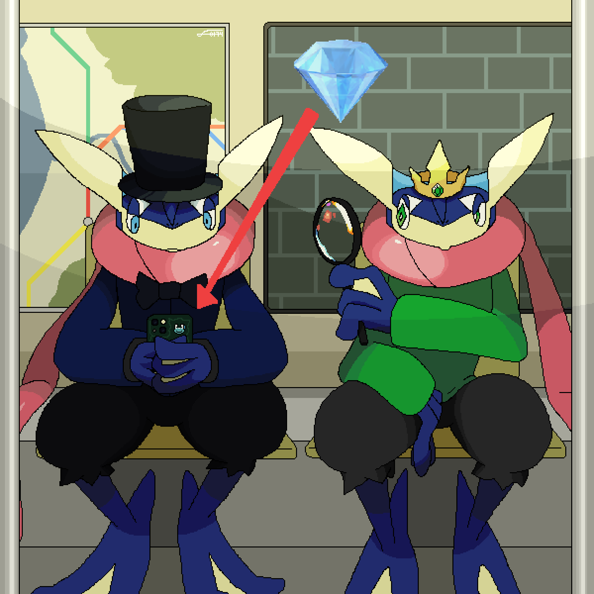 Froggo.8174 ◥θ┴θ◤ 🐸🦊💙💛 tweet media