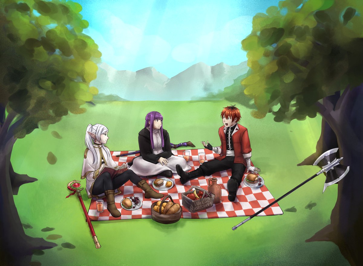 commission for <a href="/cowboy_beanbop_/">Government Property🪖🗿 (he/they)</a> !!! #frieren