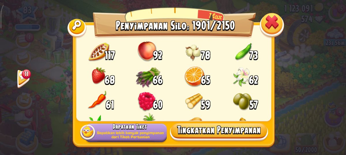 Dim | Jual Akun Hayday🍀🌼 tweet media