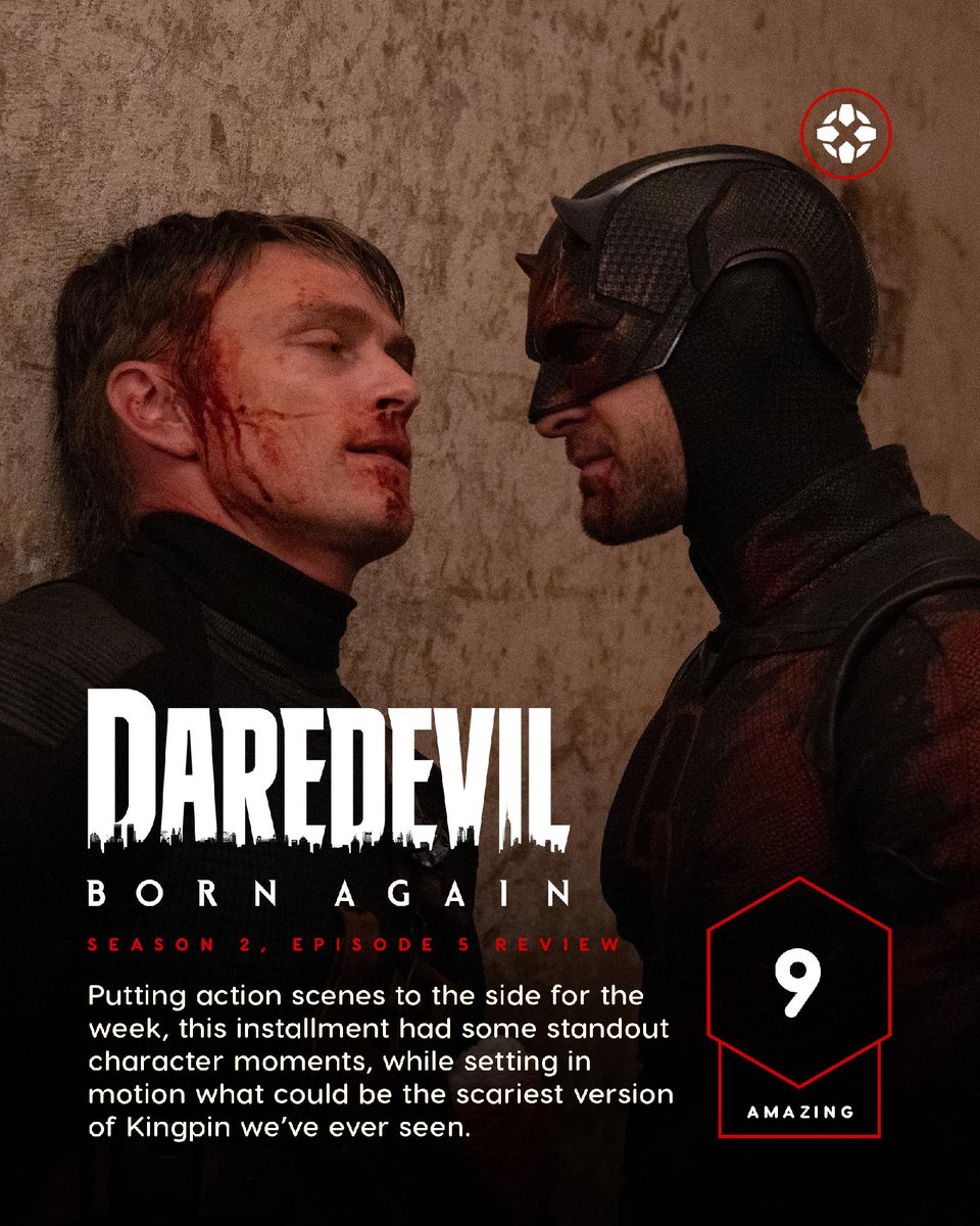 In Daredevil: Born Again Season 2’s best episode so far, the past and present collide, with Vanessa and Bullseye’s lives in the balance.

Our review: bit.ly/4mvjITf