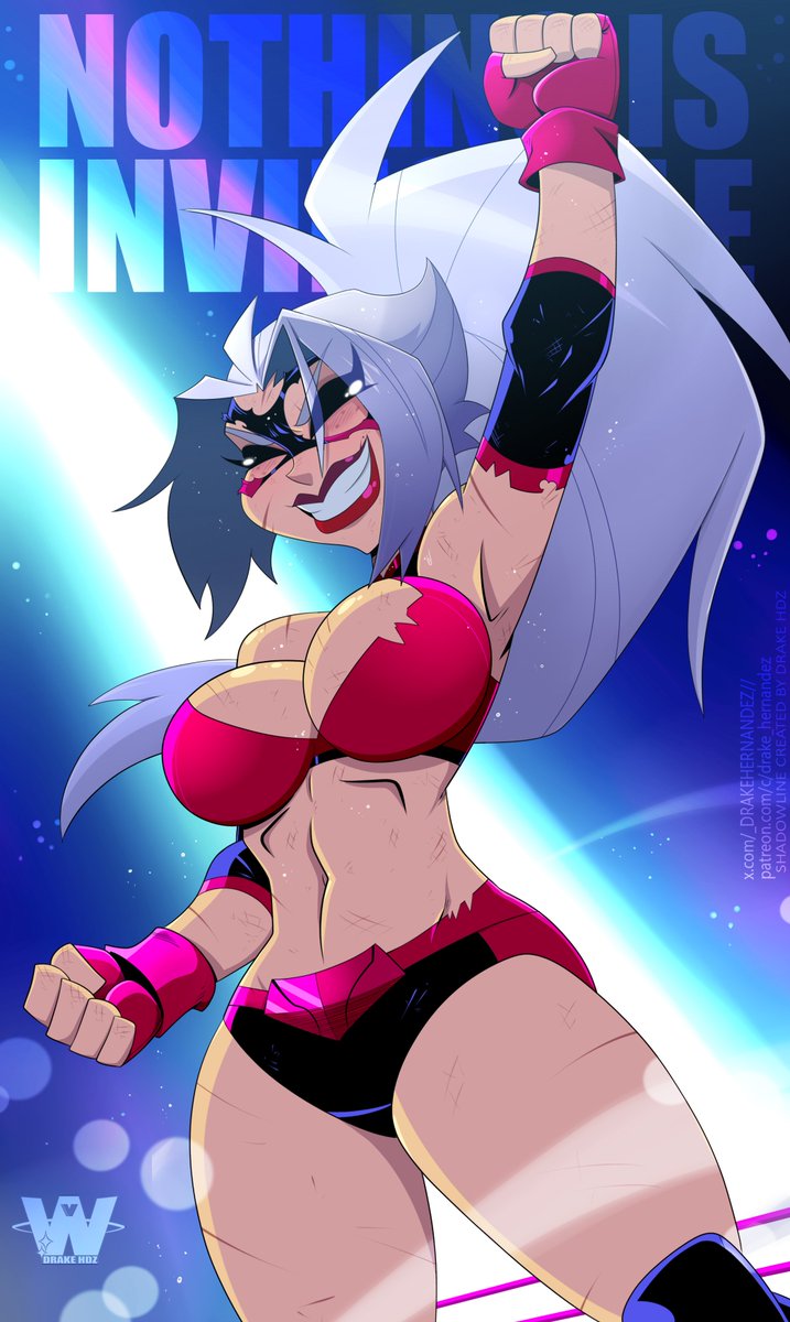 _DRAKEHERNANDEZ's tweet image. One of my greatest sources of pride is my OC #Shadowline the Masked Beauty, are you ready??!!!🔥✨

#wrestling #originalchracter