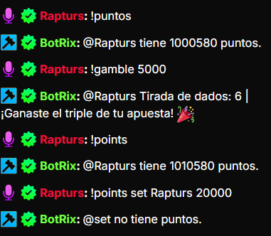 me meto al chat de rap para ver el top de puntos, el raptor: