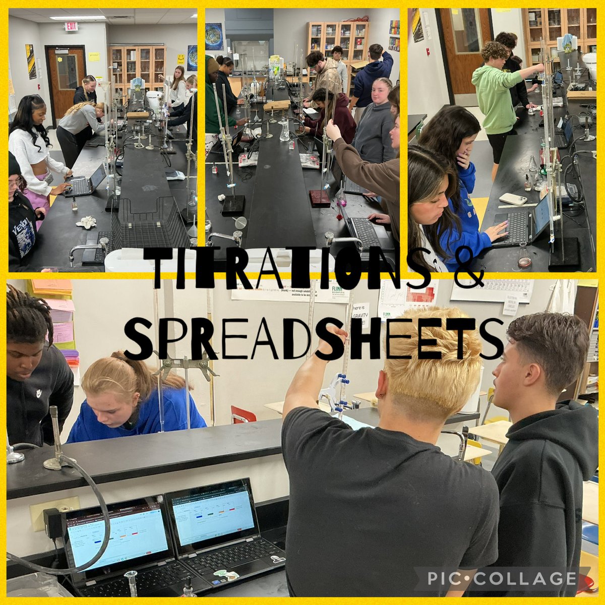 mszybn1's tweet image. Titrations can be used for QUALITY CONTROL. My students checked the acidity of vinegar, apple juice, and aspirin but calculating molarity.  Learning is ALL AROUND US! #titrations #acidsandbases #qualityanalysis #mankatoeast #mapsready