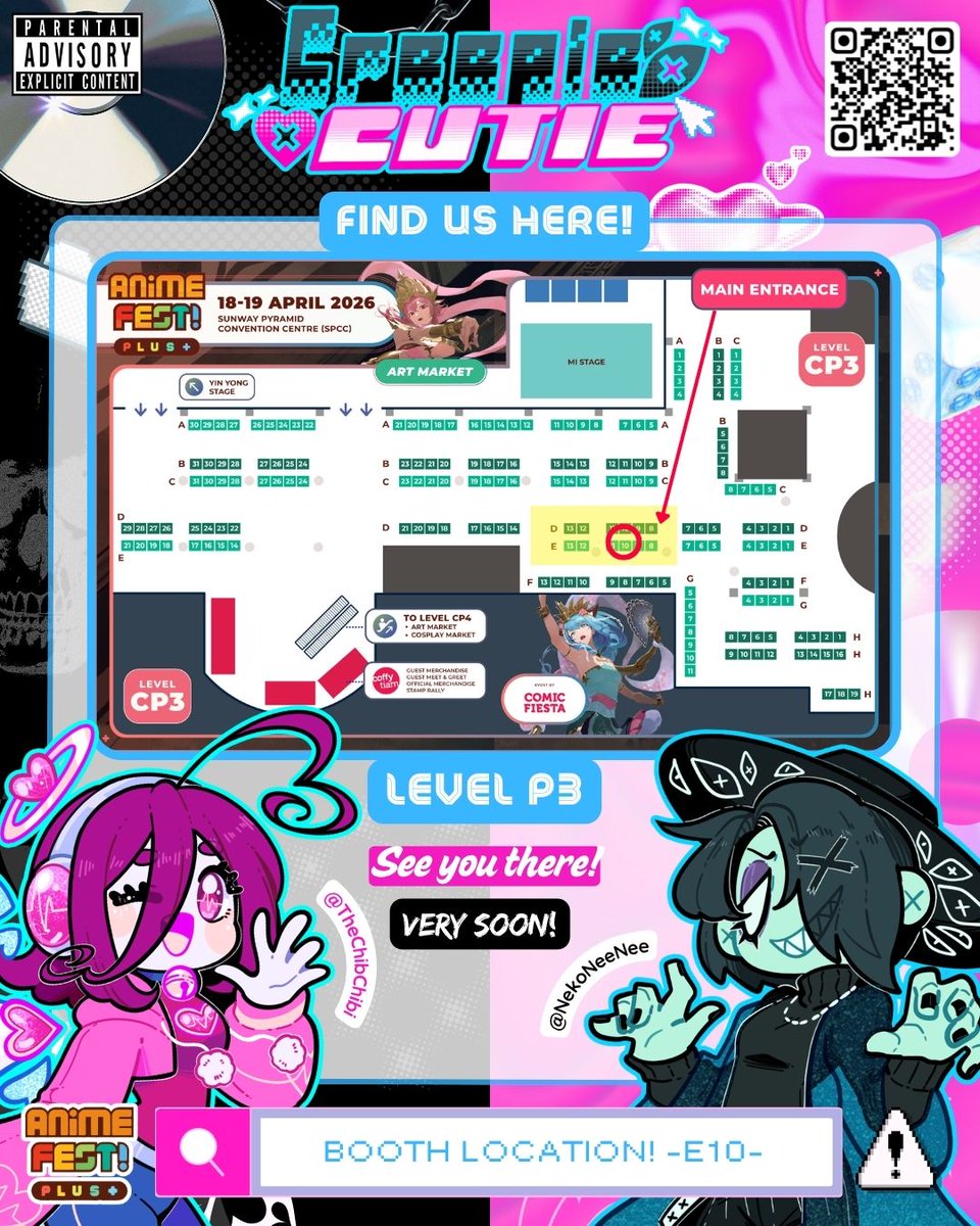 So mark your calendars, pin the location and we'll be seeing you very soon! Prismoon items also available for purchase! ✨

(6/6) #animefestplus