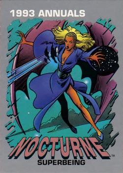 AustinGorton's tweet image. 020 - Nocture

Another rare instance of a character who appeared prior to the annual - in this case, Angela Cairn's transformation into Nocturne counts as the "new character." 

Scans via @tradingcarddb

#TradingCardADay #93A #SpectacularSpiderMan #SpiderMan #Nocturne