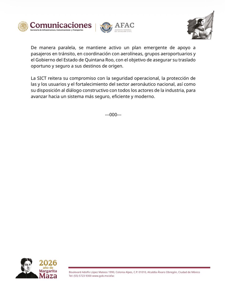 PABLO CASASLIÁS / @MEXICANAVIATION tweet media