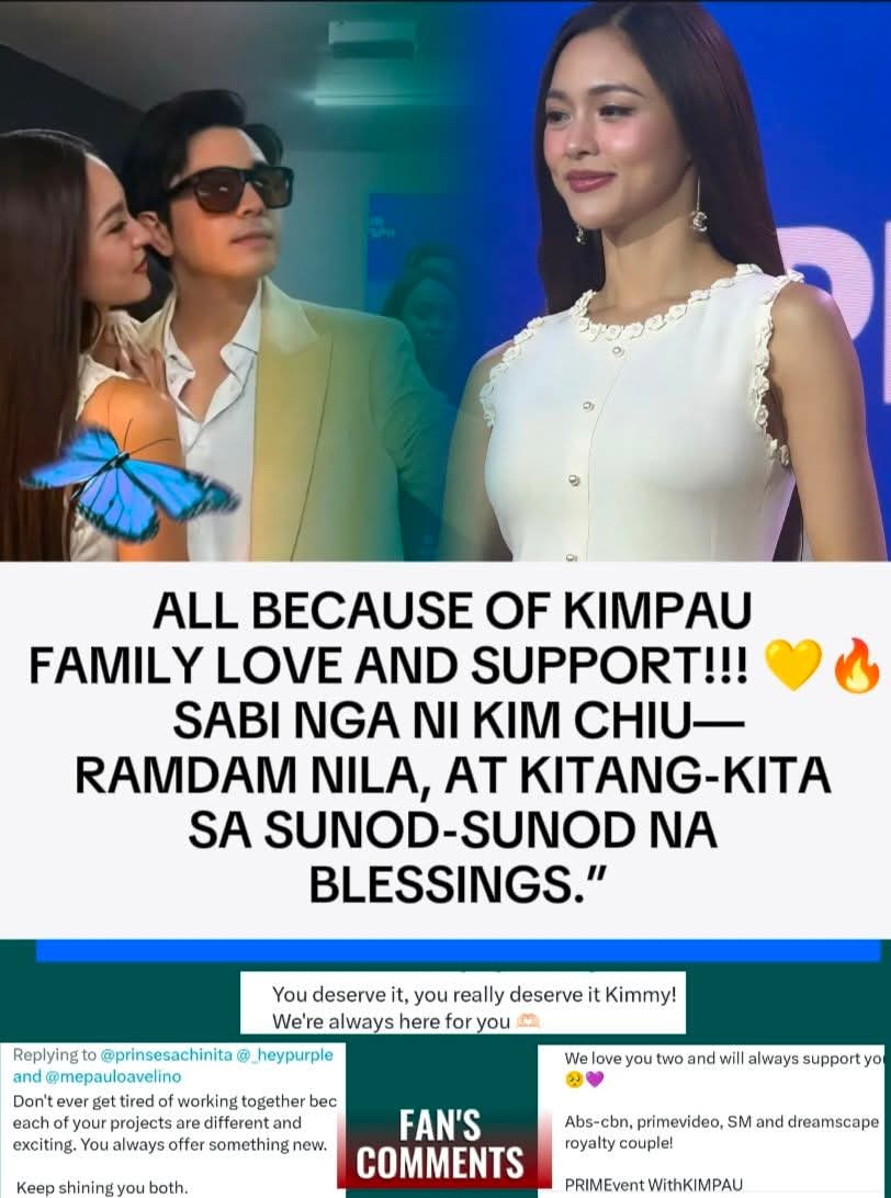yojyram029's tweet image. “ALL BECAUSE OF KIMPAU FAMILY LOVE AND SUPPORT!!! - KIM CHIU
Galing mismo kay Kim Chiu—at hindi lang ito simpleng pasasalamat, kundi isang MALINAW na patunay na nararamdaman nila ang bawat suporta, bawat effort, at bawat pagmamahal ng KimPau family.#SolidKimPauFanmily #Hongkong