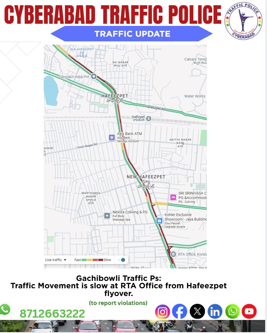 Cyberabad Traffic Police tweet media
