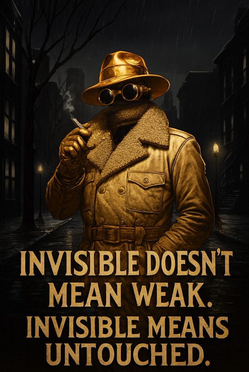 D_InvisibleCoin's tweet image. Invisible doesn't mean weak. Invisible means untouched.

#TheInvisibleCoin #IC #SeenByFew #RuledByNone #Web3