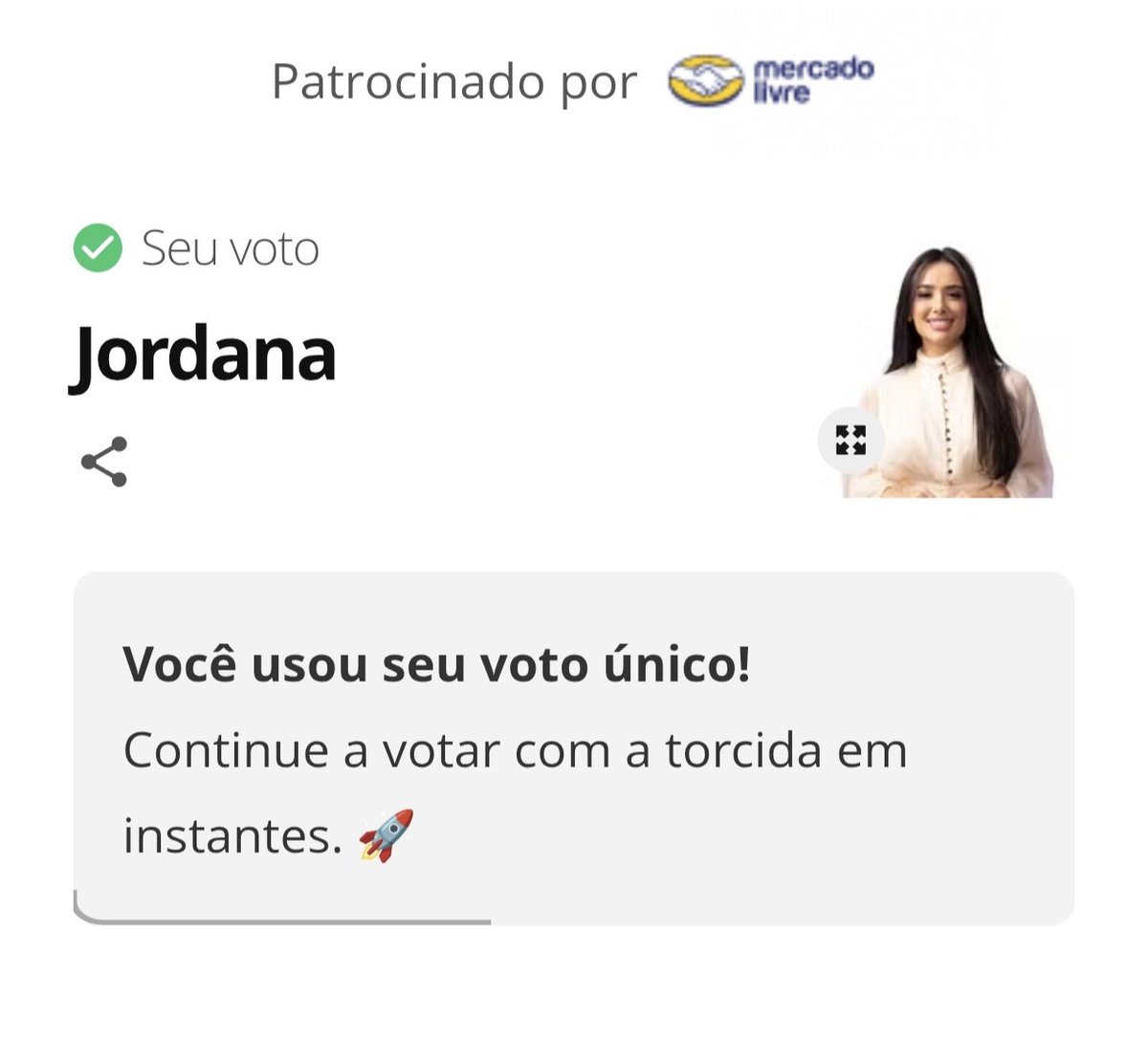 Com todo ranço, é ela né gente?