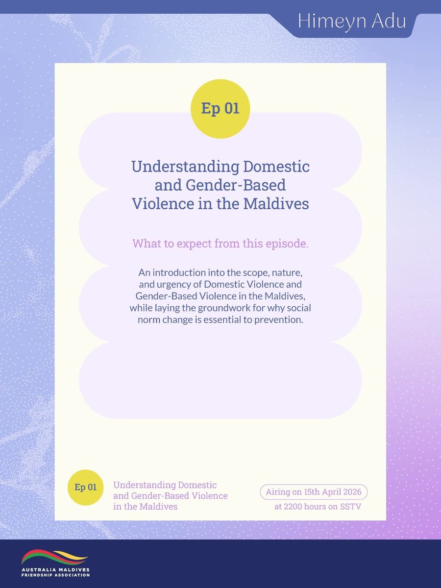 Australia Maldives Friendship Association (AMFA) tweet media